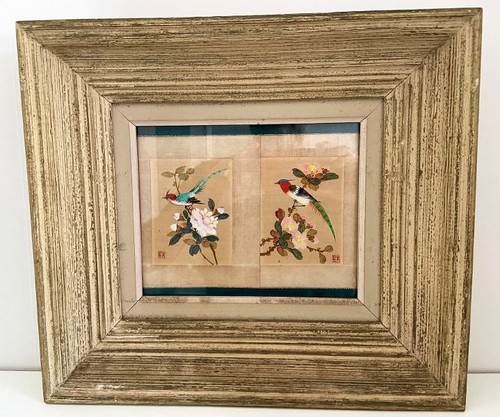 Peinture sur soie chinoise - sur,