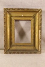 ANCIEN PETIT CADRE DORE DE STYLE LOUIS XVI EPOQUE XIX ème