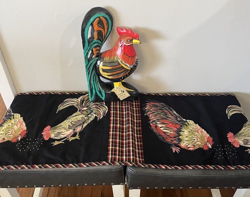 Folk art wood hand carved - hand,