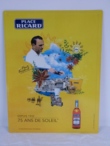 Plaque métal ricard 2007 - plaque, "ricard"