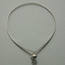 Collier Torque Argent Massif