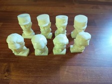 Années 60 70 Lot  6 Bustes figurines publicitaires   Collection total Publicité