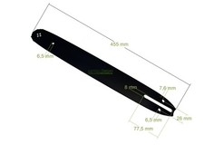 38 cm 15" épée Jonsered