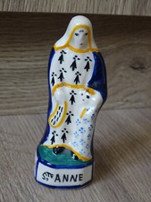 Statuette miniature 9,2 cm - Ste Anne d'Auray - HB QUIMPER - P12