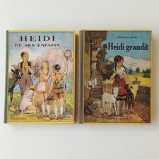 lot 2 livres HEIDI et ses