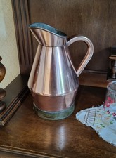 Ancien broc de chai en cuivre