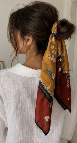 Foulard carré 100 - %, soie