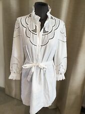 Suerbe Robe Coton Blanc