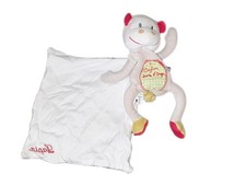 Doudou Singe blanc Cajour