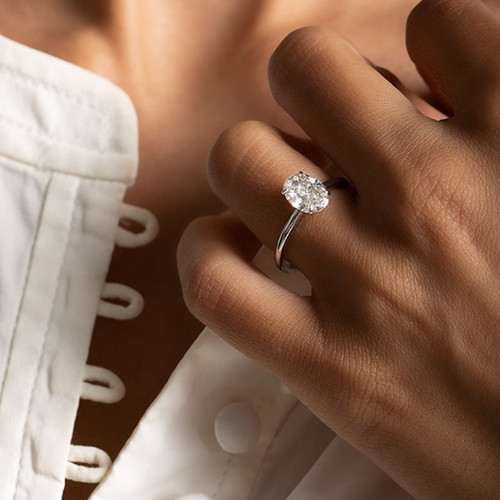 Bague fiançailles diamant - de,