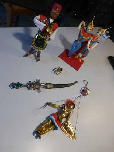 Lot objets brocante - lot,