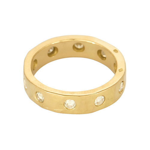 Bague jonc jaune - bague, or