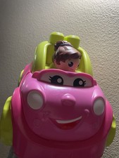 MEGA BLOKS Pink and Yellow Car