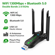 Adaptateur USB WiFi 1300Mbps +