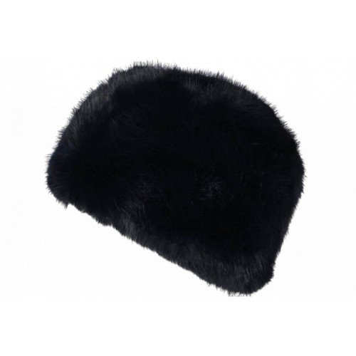 Chapka toque fourrure bleue - chapka,