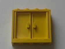 RARE Fenetre jaune LEGO yellow