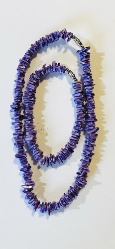 Vintage purple puka shell - vintage, chip