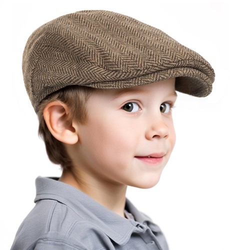 Kids tweed newsboy cap - cap, for