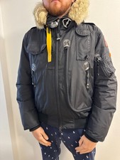 Parka Parajumpers Masterpiece Series noir fourrure coyote authentique taille L