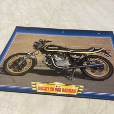 Ducati SD900 Darmah 1978 900 SD fiche carte moto passion collection Atlas