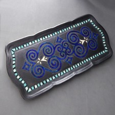 PLAT à CAKE en FAÏENCE