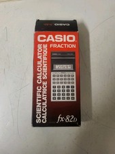 Calculatrice Casio fx-82D scientific calculator fraction TBE .
