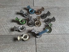 lot 10 porte bougies anciens avec pinces bougie ancien 