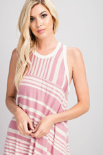 Cecily Multi Stripe Sleeveless