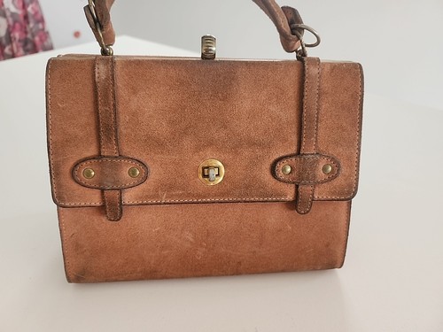 Ancien sac main daim - ancien, à