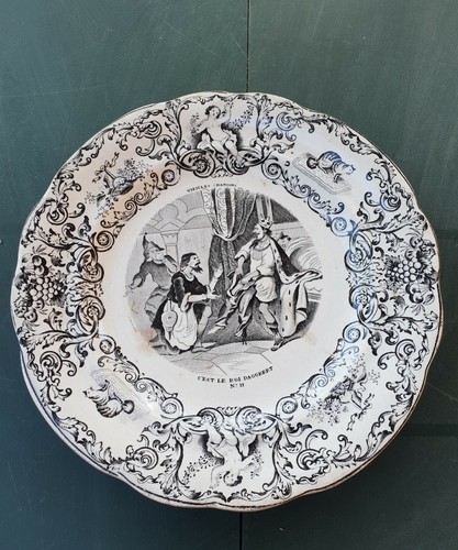 Assiette parlante porcelaine - parlante,
