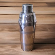 Shaker en métal argenté