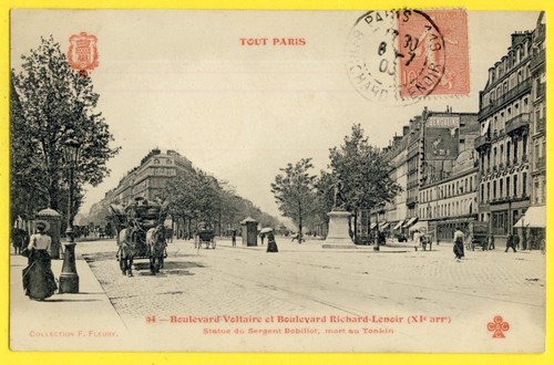 Cpa fleury paris 1900 bd - fleury,