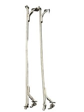 ANCIENNE PAIRE DE GALERIE VOITURE AUTO PORTE TOUT PIECE SIGNE