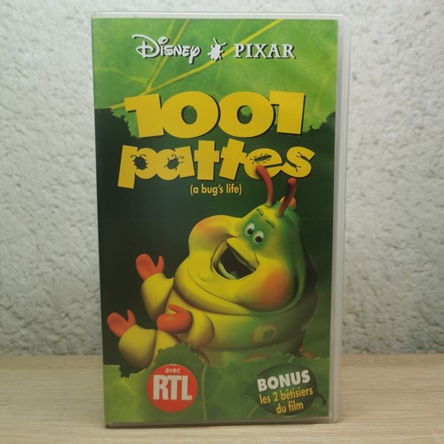 Cassette vhs disney pixar 1001 - cassette,