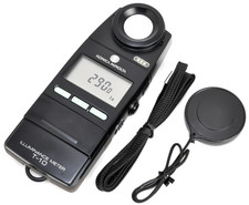 Konica Minolta T-10 ILLuminance Meter Light Meter w/strap,cap Made in Japan 2582