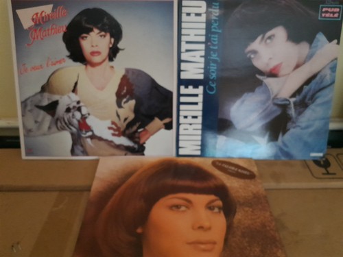 Mireille mathieu lot vinyles - mireille,