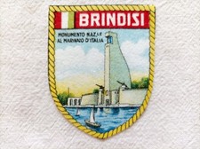 Écusson BRINDISI Italie - 6 x