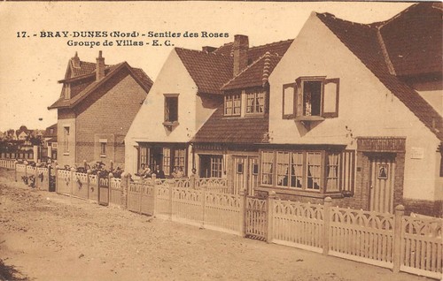 Cpa bray dunes sentier - sentier, des