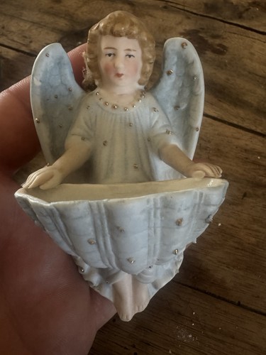 Petit bénitier ange - ange, en