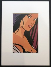 Walter Minus Pin-up Portrait n°3 sous passe-partout 18 x 24 cm