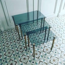 Rare Suite de 3 Tables