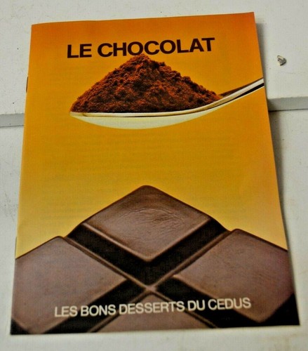 Ancien livre chocolat - ancien,