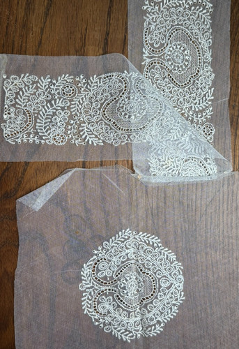 Dentelle ancienne fond - fond, de