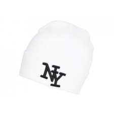 Bonnet NY Blanc et Noir en