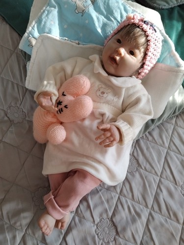 Souriante bébé reborn - bébé, reborn 