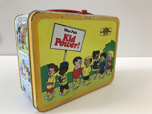 Vintage metal lunchbox - vintage, lunchbox,