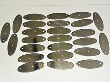 LOT de 25 PLAQUES OVALES