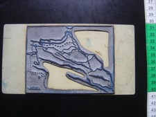 Tampon encreur scolaire enseignant ecole LE MAROC Geographie