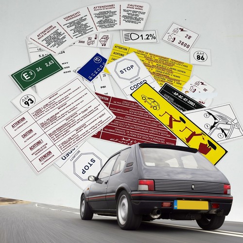 Etiquettes autocollantes