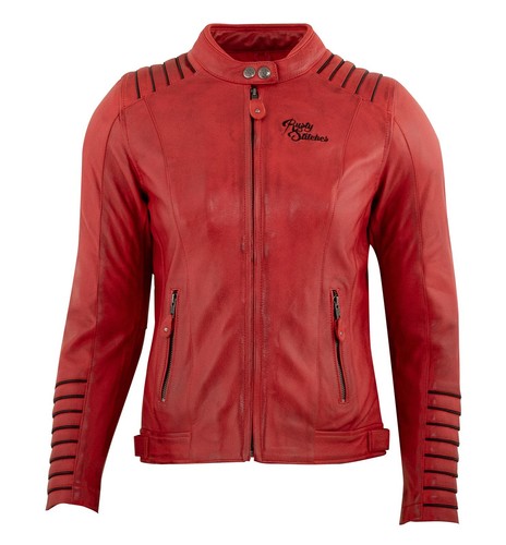Veste cuir amanda rusty - en,